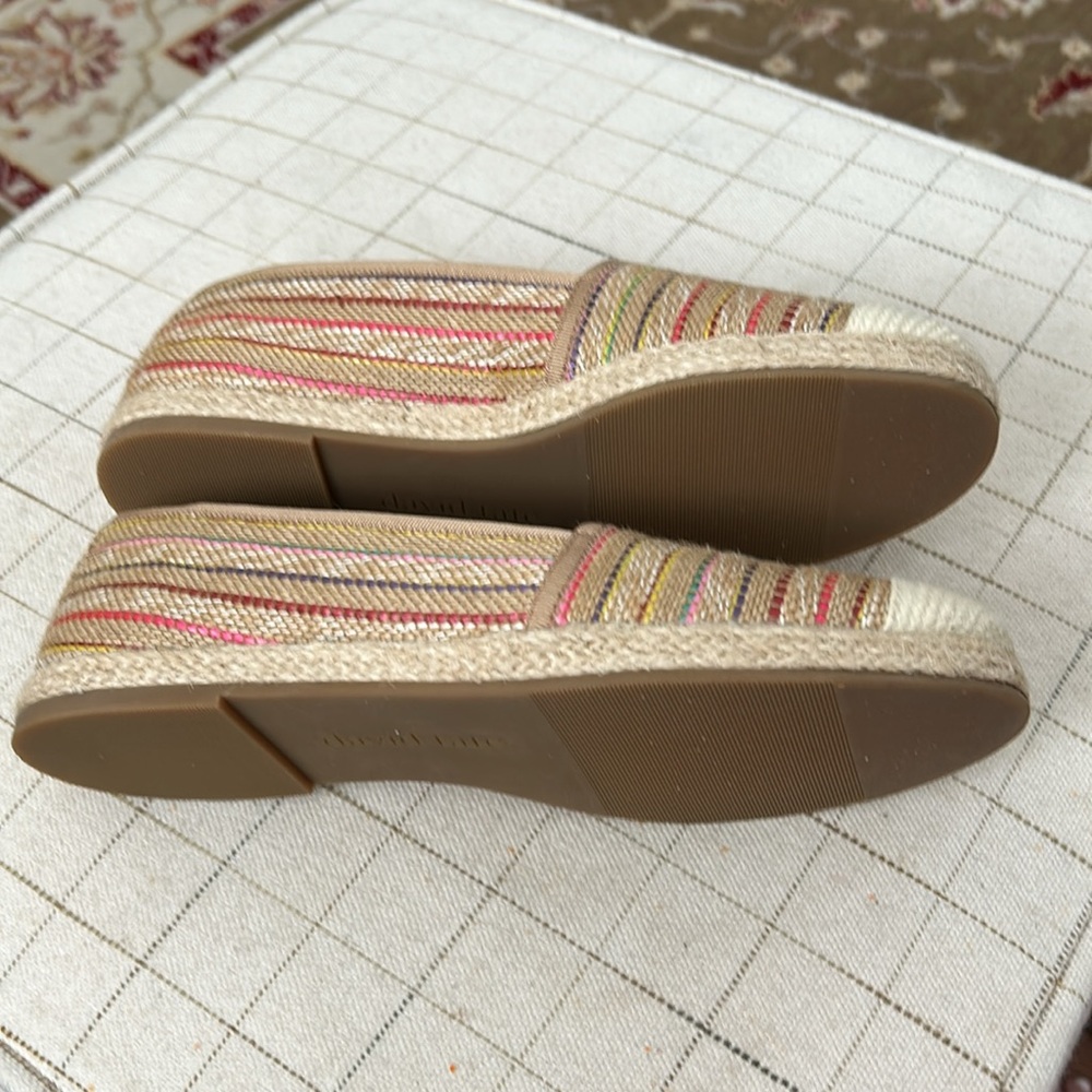 David Tate Women's Striped Espadrille Flats/Size 6M - Picture 4 of 6